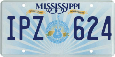 MS license plate IPZ624