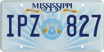 MS license plate IPZ827