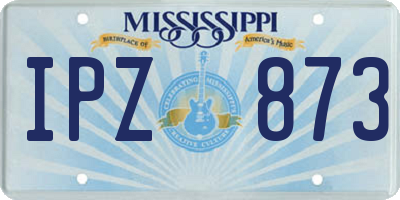 MS license plate IPZ873