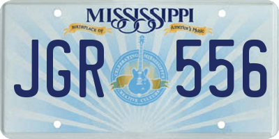 MS license plate JGR556