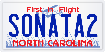 NC license plate SONATA2