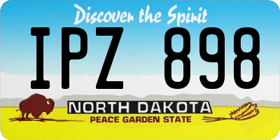 ND license plate IPZ898