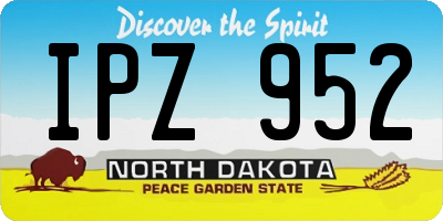 ND license plate IPZ952