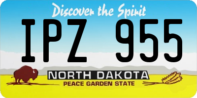ND license plate IPZ955