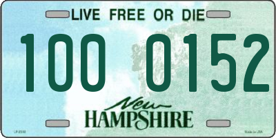 NH license plate 1000152