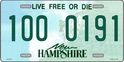 NH license plate 1000191