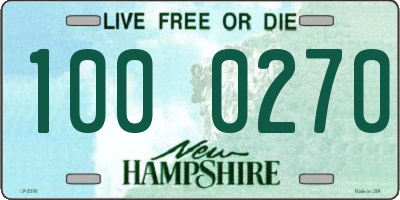 NH license plate 1000270