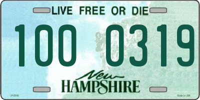 NH license plate 1000319