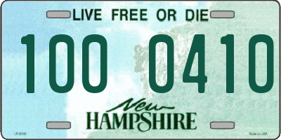 NH license plate 1000410