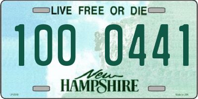 NH license plate 1000441