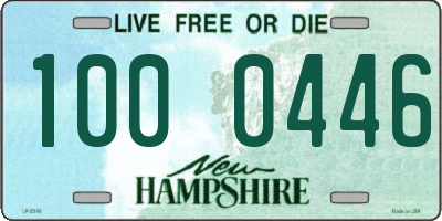 NH license plate 1000446