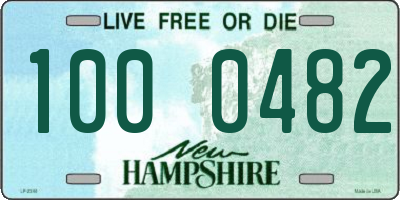 NH license plate 1000482