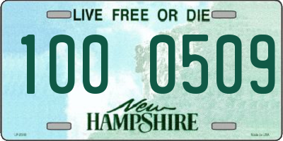 NH license plate 1000509