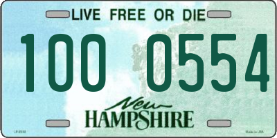 NH license plate 1000554