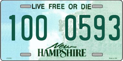 NH license plate 1000593
