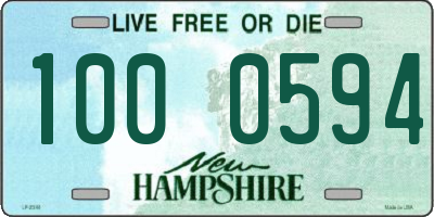 NH license plate 1000594