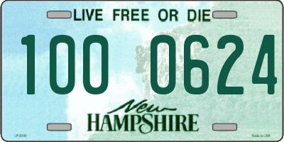 NH license plate 1000624