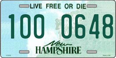 NH license plate 1000648