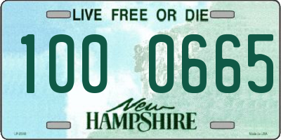 NH license plate 1000665