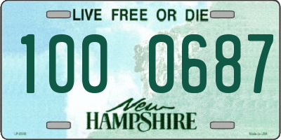 NH license plate 1000687