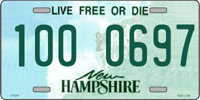 NH license plate 1000697