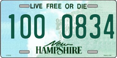 NH license plate 1000834