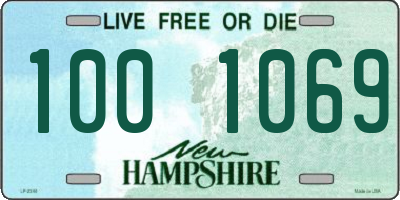 NH license plate 1001069