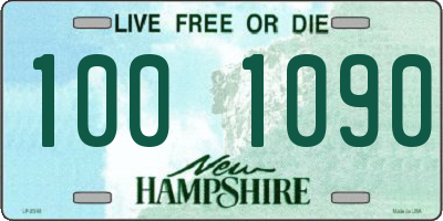 NH license plate 1001090