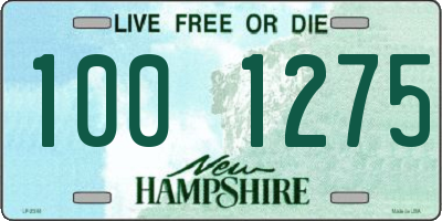 NH license plate 1001275