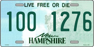 NH license plate 1001276