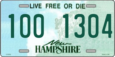 NH license plate 1001304
