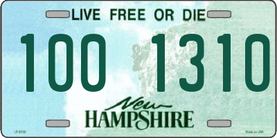NH license plate 1001310