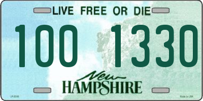NH license plate 1001330