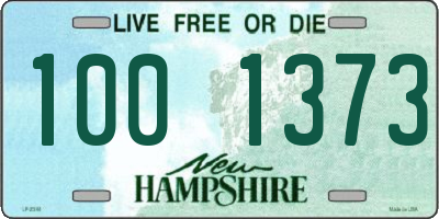 NH license plate 1001373