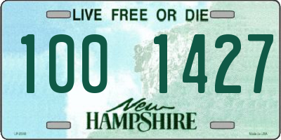NH license plate 1001427