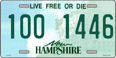 NH license plate 1001446