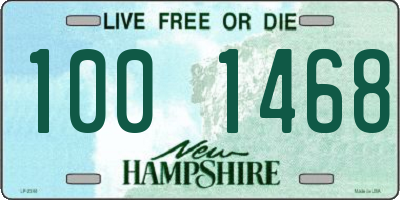 NH license plate 1001468
