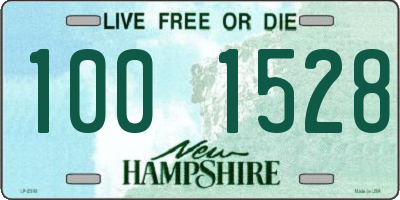 NH license plate 1001528