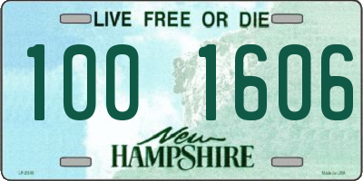 NH license plate 1001606