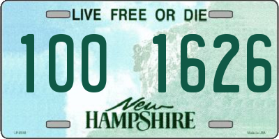 NH license plate 1001626
