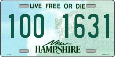 NH license plate 1001631