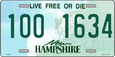 NH license plate 1001634