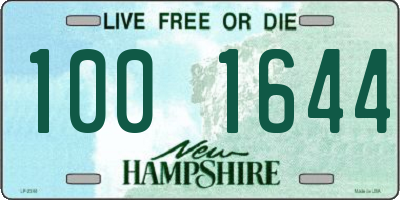 NH license plate 1001644