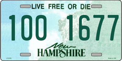 NH license plate 1001677