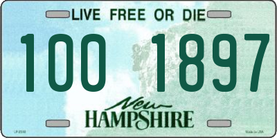 NH license plate 1001897