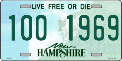 NH license plate 1001969