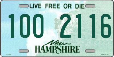 NH license plate 1002116