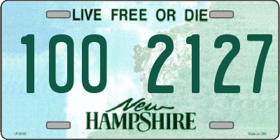 NH license plate 1002127
