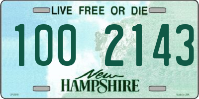 NH license plate 1002143