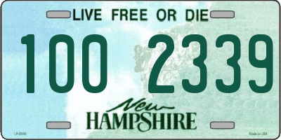 NH license plate 1002339